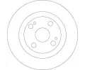 TRW Brzdov kotou - 261 mm TRW DF4278, DF4278