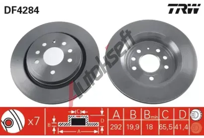 TRW Brzdov kotou - 292 mm TRW DF4284, DF4284