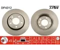 Brzdový kotouč TRW ‐ TRW DF4312 Brzdový kotouč TRW ‐ TRW DF4312