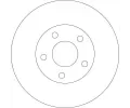 TRW Brzdov kotou - 280 mm TRW DF4316, DF4316