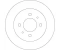 TRW Brzdov kotou - 236 mm TRW DF4319, DF4319