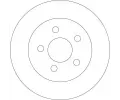 TRW Brzdov kotou - 290 mm TRW DF4336, DF4336