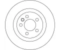 TRW Brzdov kotou - 337 mm TRW DF4343S, DF4343S