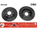 TRW Brzdov kotou - 276 mm ‐ TRW DF4345