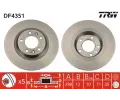 Brzdový kotouč TRW ‐ TRW DF4351 Brzdový kotouč TRW ‐ TRW DF4351
