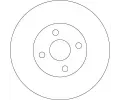 TRW Brzdov kotou - 275 mm TRW DF4366, DF4366