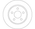 TRW Brzdov kotou - 265 mm TRW DF4372, DF4372