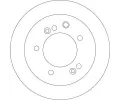 TRW Brzdov kotou - 302 mm TRW DF4395S, DF4395S