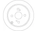TRW Brzdov kotou - 279 mm TRW DF4404, DF4404