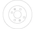 TRW Brzdov kotou - 256 mm TRW DF4409, DF4409