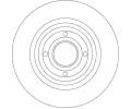 TRW Brzdov kotou s loiskem - 270 mm TRW DF4414BS, DF4414BS