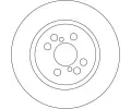 TRW Brzdov kotou - 295 mm TRW DF4415S, DF4415S