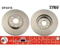 Brzdový kotouč TRW ‐ TRW DF4416  Brzdový kotouč TRW ‐ TRW DF4416
