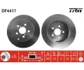 Brzdový kotouč TRW ‐ TRW DF4417  Brzdový kotouč TRW ‐ TRW DF4417
