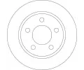 TRW Brzdov kotou - 265 mm TRW DF4419, DF4419