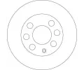 TRW Brzdov kotou - 236 mm TRW DF4439, DF4439