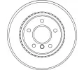 TRW Brzdov kotou - 300 mm TRW DF4450, DF4450