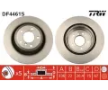 TRW Brzdový kotouč - 336 mm ‐ TRW DF4461S  TRW Brzdový kotouč - 336 mm ‐ TRW DF4461S