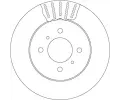 TRW Brzdov kotou - 256 mm TRW DF4498, DF4498