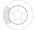 TRW Brzdov kotou - 282 mm TRW DF4508, DF4508