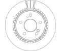 TRW Brzdov kotou - 278 mm TRW DF4513, DF4513