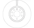TRW Brzdov kotou - 314 mm TRW DF4549, DF4549