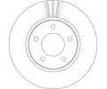 TRW Brzdov kotou - 281 mm TRW DF4550, DF4550