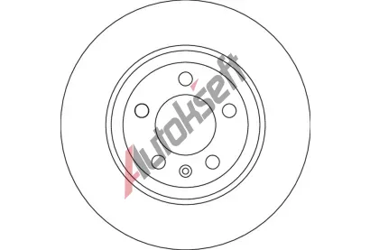TRW Brzdov kotou - 272 mm TRW DF4624, DF4624