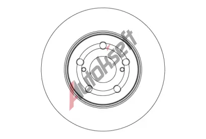 TRW Brzdový kotouč - 260 mm TRW DF4630, DF4630 TRW Brzdový kotouč - 260 mm TRW DF4630, DF4630