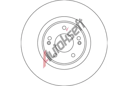 TRW Brzdov kotou SINGLE - 325 mm TRW DF4632S, DF4632S