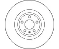 TRW Brzdov kotou - 347 mm TRW DF4695S, DF4695S