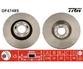 Brzdový kotouč TRW ‐ TRW DF4748S Brzdový kotouč TRW ‐ TRW DF4748S