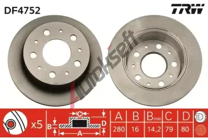 TRW Brzdov kotou - 280 mm TRW DF4752, DF4752