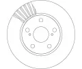TRW Brzdov kotou - 275 mm TRW DF4810, DF4810