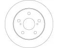 TRW Brzdový kotouč - 259 mm TRW DF4811, DF4811