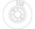 TRW Brzdov kotou - 295 mm TRW DF4813S, DF4813S