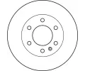 TRW Brzdov kotou - 300 mm TRW DF4822S, DF4822S
