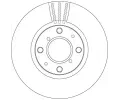 TRW Brzdov kotou - 252 mm TRW DF4824, DF4824