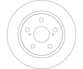 TRW Brzdový kotouč - 270 mm TRW DF4830, DF4830
