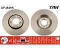 Brzdový kotouč TRW ‐ TRW DF4849S Brzdový kotouč TRW ‐ TRW DF4849S