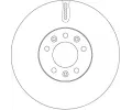 TRW Brzdov kotou - 304 mm TRW DF4849S, DF4849S