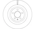 TRW Brzdov kotou - 330 mm TRW DF4860S, DF4860S