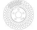 TRW Brzdov kotou - 322 mm TRW DF4862S, DF4862S