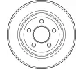 TRW Brzdov kotou - 257 mm TRW DF4882, DF4882