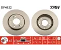 Brzdov kotou TRW ‐ TRW DF4922