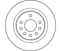 TRW Brzdov kotou - 278 mm TRW DF4938, DF4938