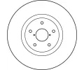 TRW Brzdov kotou - 326 mm TRW DF4949S, DF4949S