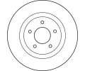 TRW Brzdov kotou - 296 mm TRW DF4964, DF4964