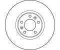 TRW Brzdov kotou - 302 mm TRW DF4971, DF4971
