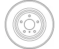 TRW Brzdov kotou - 320 mm TRW DF4983S, DF4983S
